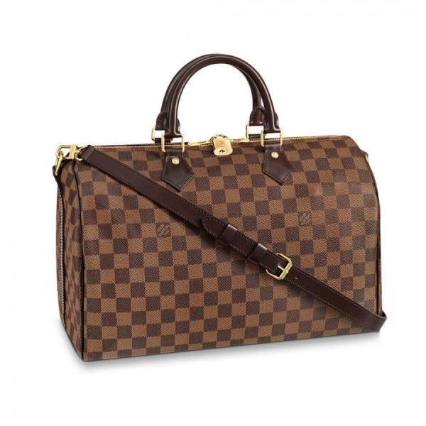 Louis Vuitton Damier Ebene Speedy Bandouliere 35 Replica Bag