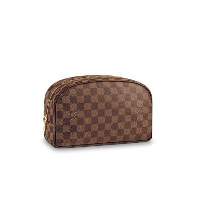 Replica LV Damier Ebene Toiletry Bag 25 N47624 | Stylish & Functional