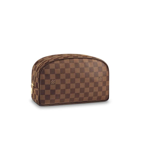 Replica LV Damier Ebene Toiletry Bag 25 N47624 | Stylish & Functional
