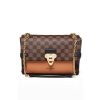 Best Replicas Bags - Louis Vuitton Vavin PM Damier Ebene Replica Handbag Caramel Shop For Best Louis Vuitton LV Replica Bags With Cheap Price