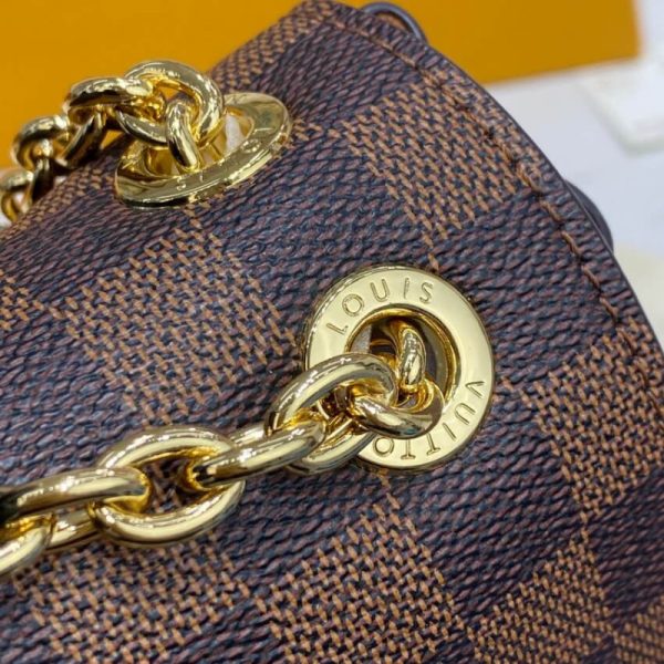 Louis Vuitton Vavin PM Damier Ebene Replica Handbag Caramel - Image 12