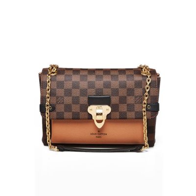 Louis Vuitton Vavin PM Damier Ebene Replica Handbag Caramel