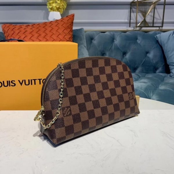 Louis Vuitton Damier Ebene Cosmetic Pouch GM Replica M47353 - Image 2