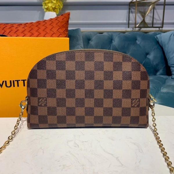 Louis Vuitton Damier Ebene Cosmetic Pouch GM Replica M47353 - Image 3
