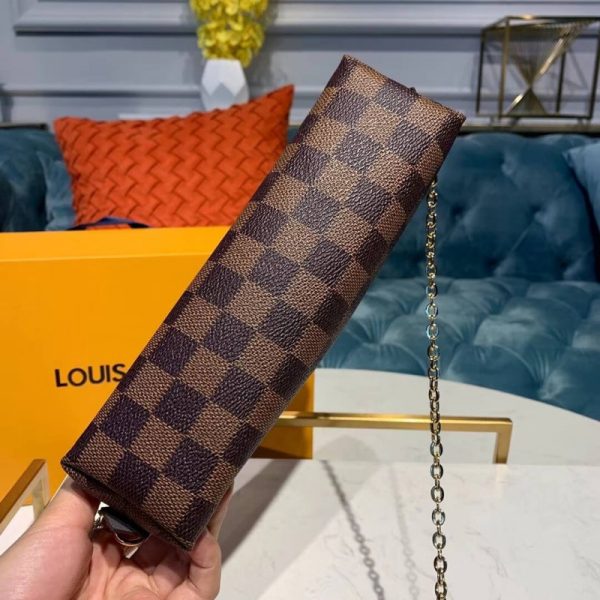 Louis Vuitton Damier Ebene Cosmetic Pouch GM Replica M47353 - Image 4