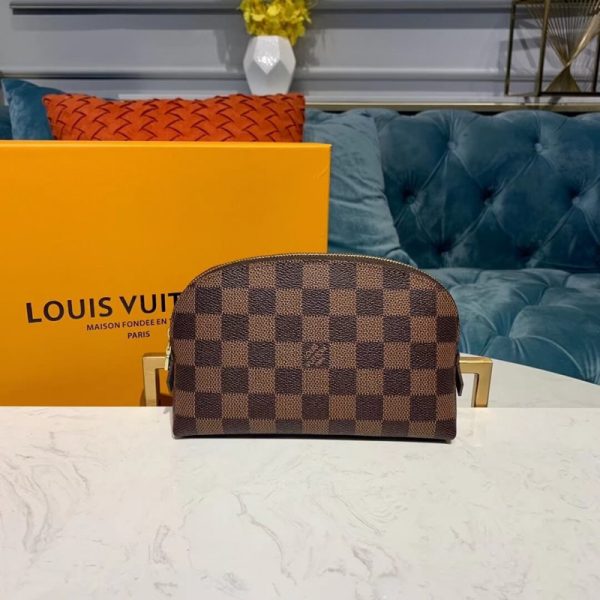 Louis Vuitton Damier Ebene Replica Cosmetic Pouch N47516 - Image 2
