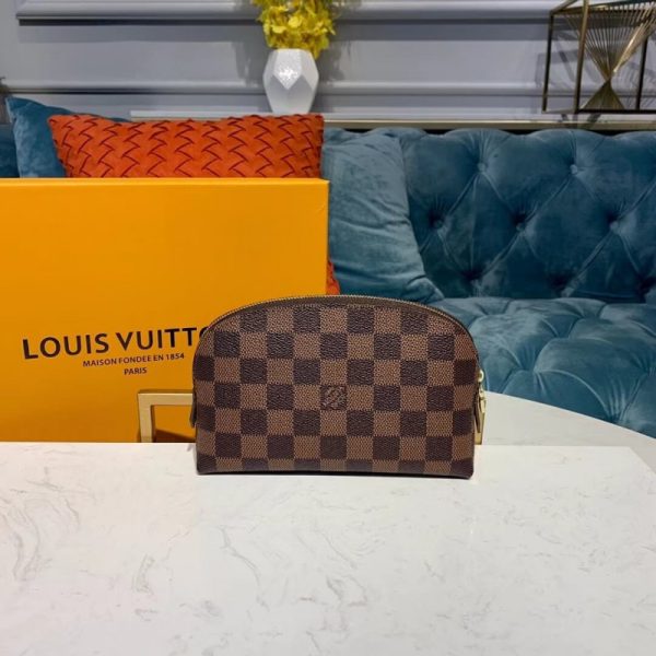 Louis Vuitton Damier Ebene Replica Cosmetic Pouch N47516 - Image 4