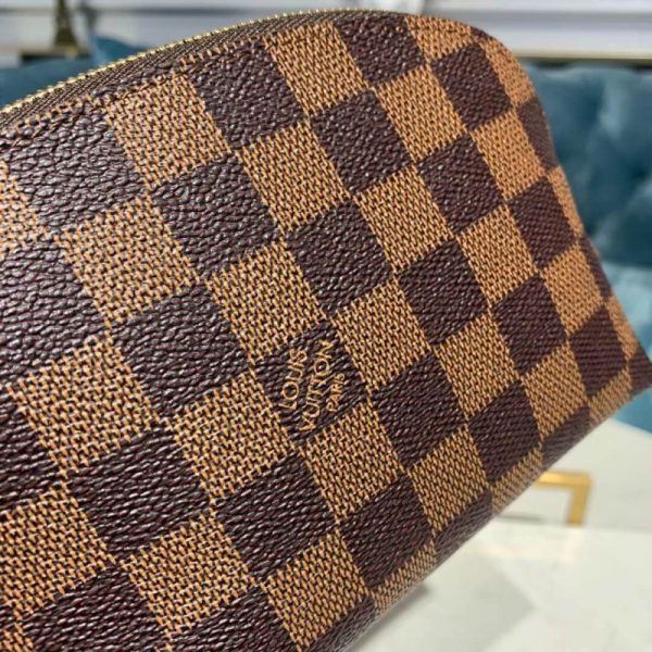 Louis Vuitton Damier Ebene Replica Cosmetic Pouch N47516 - Image 6