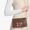 Best Replicas Bags - LV Damier Ebene Double Zip Pochette Replica N60254 Shop For Best Louis Vuitton LV Replica Bags With Cheap Price