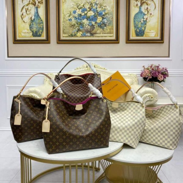 Replica Louis Vuitton Damier Ebene Graceful MM N44045 Handbag - Image 17