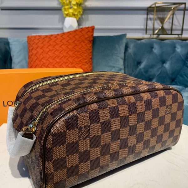 Replica LV Damier Ebene King Size Toiletry Bag N47527 - Image 3