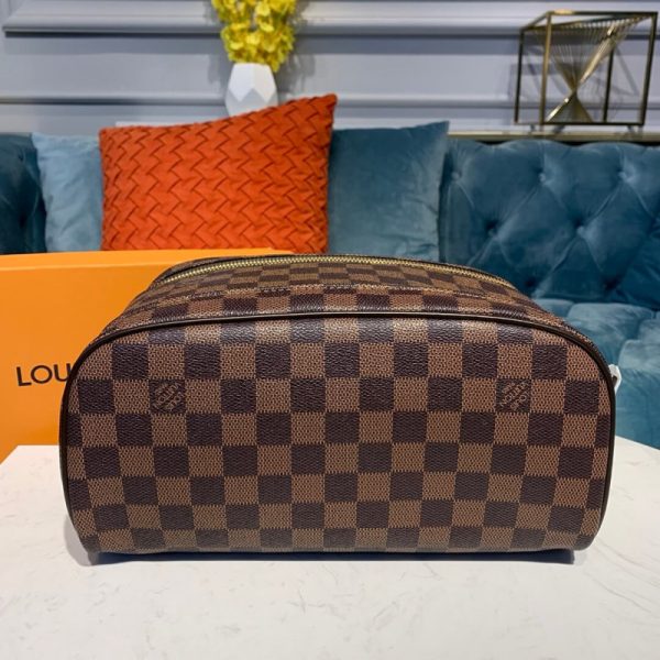 Replica LV Damier Ebene King Size Toiletry Bag N47527 - Image 4