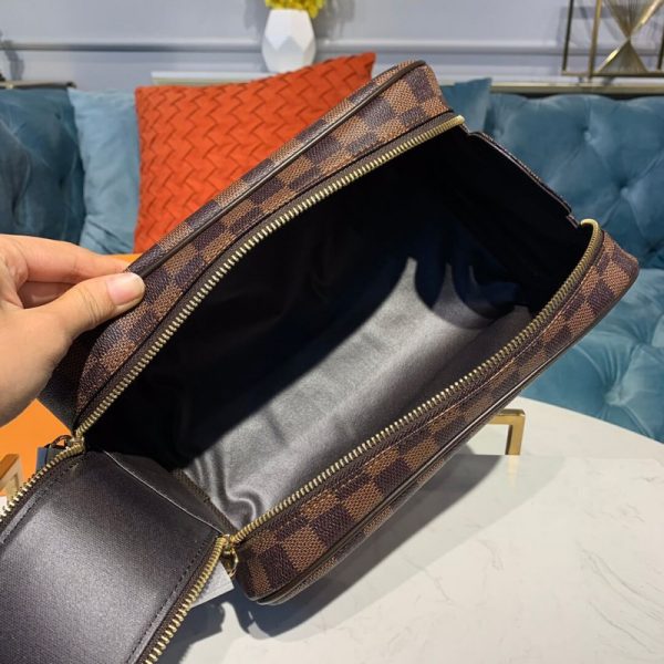Replica LV Damier Ebene King Size Toiletry Bag N47527 - Image 10