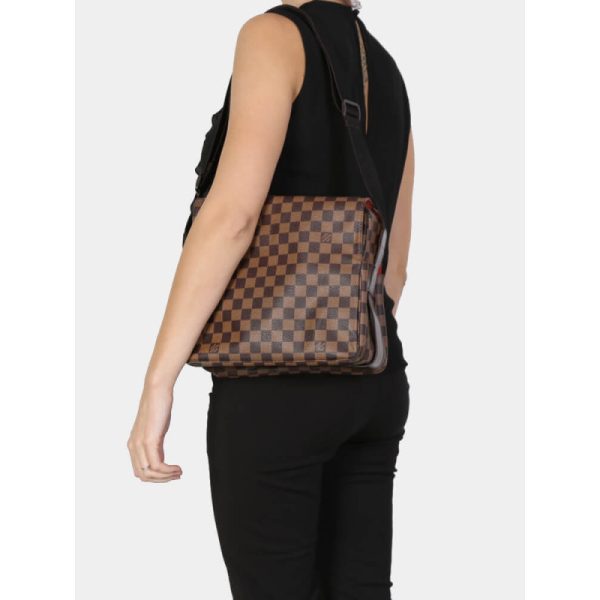 Louis Vuitton Damier Ebene Naviglio Replica Messenger Bag N45255 - Image 2