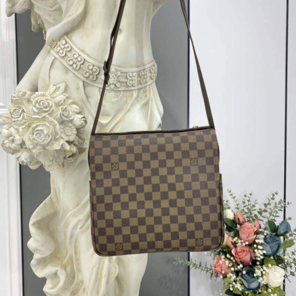 Louis Vuitton Damier Ebene Naviglio Replica Messenger Bag N45255 - Image 7