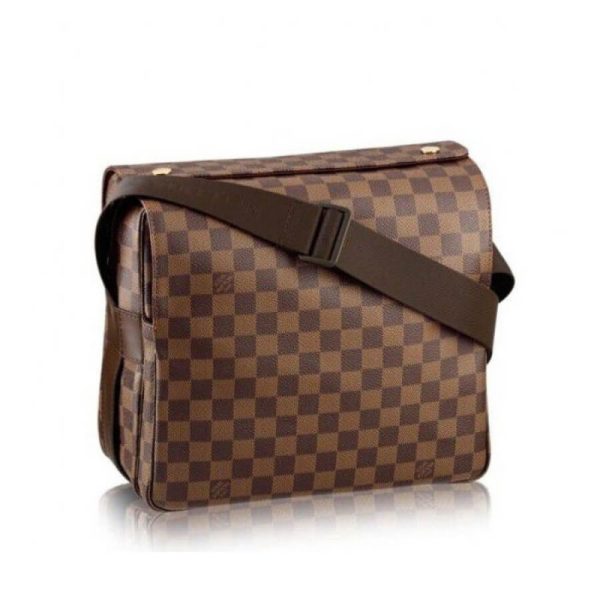Louis Vuitton Damier Ebene Naviglio Replica Messenger Bag N45255