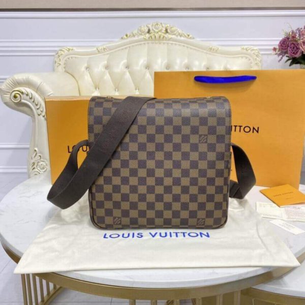 Louis Vuitton Damier Ebene Naviglio Replica Messenger Bag N45255 - Image 10