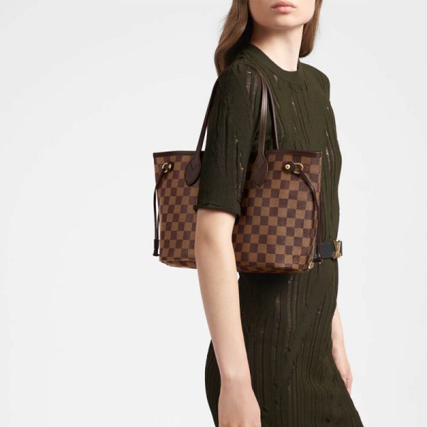 Louis Vuitton Damier Ebene Neverfull PM Replica Bag N41359 - Image 2
