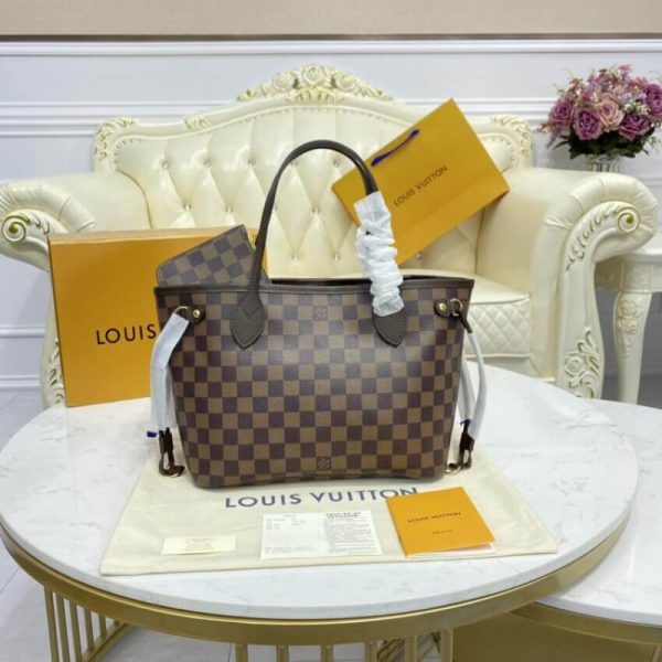Louis Vuitton Damier Ebene Neverfull PM Replica Bag N41359 - Image 3