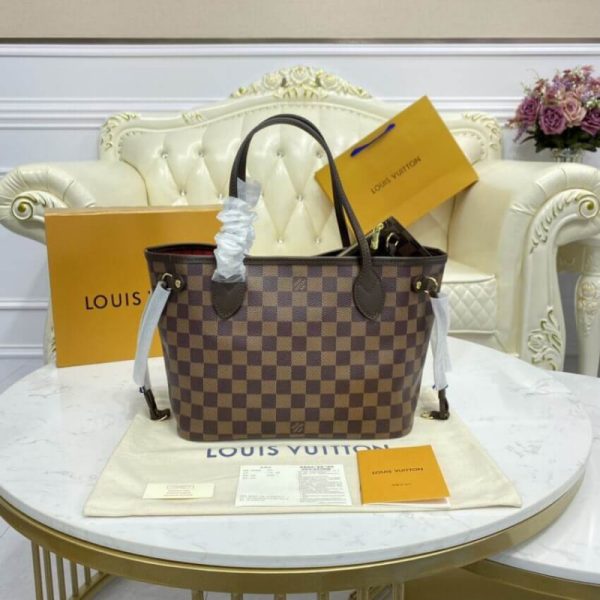 Louis Vuitton Damier Ebene Neverfull PM Replica Bag N41359 - Image 5
