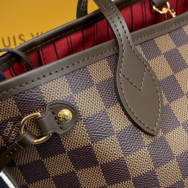Louis Vuitton Damier Ebene Neverfull PM Replica Bag N41359 - Image 8