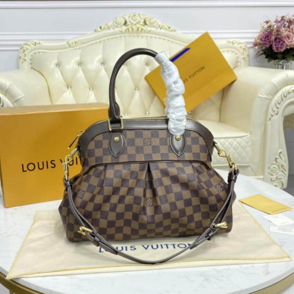 Authentic Replica Louis Vuitton Damier Ebene Trevi PM N51197 - Image 5