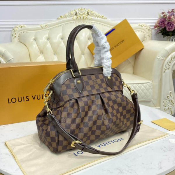 Authentic Replica Louis Vuitton Damier Ebene Trevi PM N51197 - Image 6