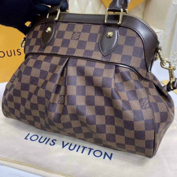 Authentic Replica Louis Vuitton Damier Ebene Trevi PM N51197 - Image 9