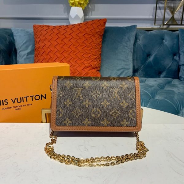 Louis Vuitton Dauphine Chain Wallet Replica M68746 - Image 5
