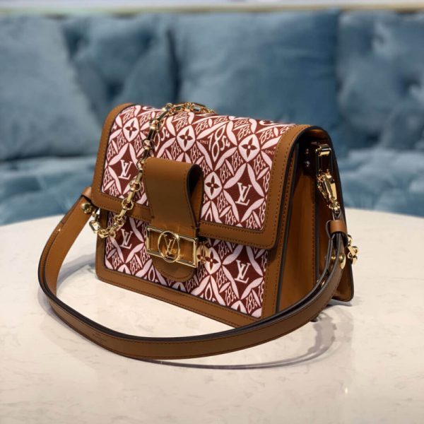 Replica Louis Vuitton Denim Dauphine MM M57211 Handbag - Image 2