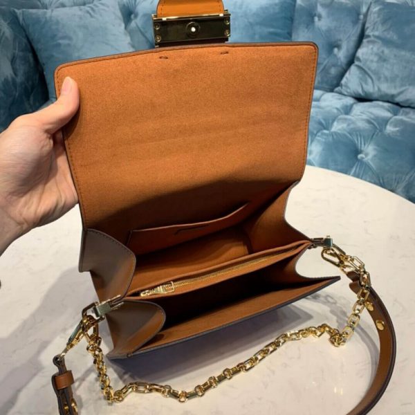 Replica Louis Vuitton Denim Dauphine MM M57211 Handbag - Image 11