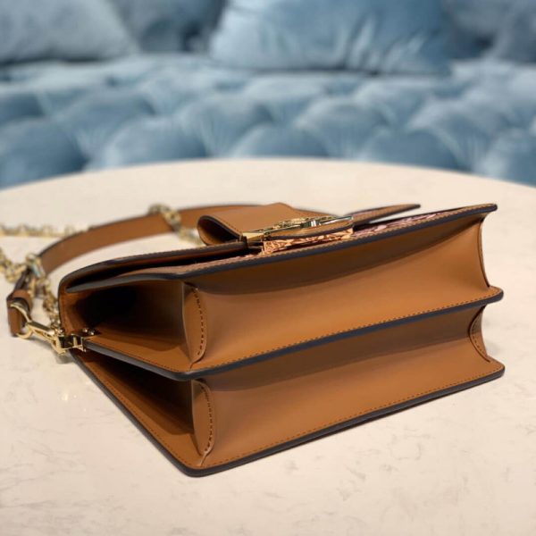 Replica Louis Vuitton Denim Dauphine MM M57211 Handbag - Image 4
