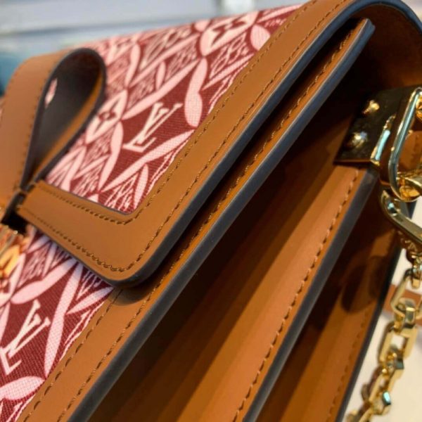 Replica Louis Vuitton Denim Dauphine MM M57211 Handbag - Image 6