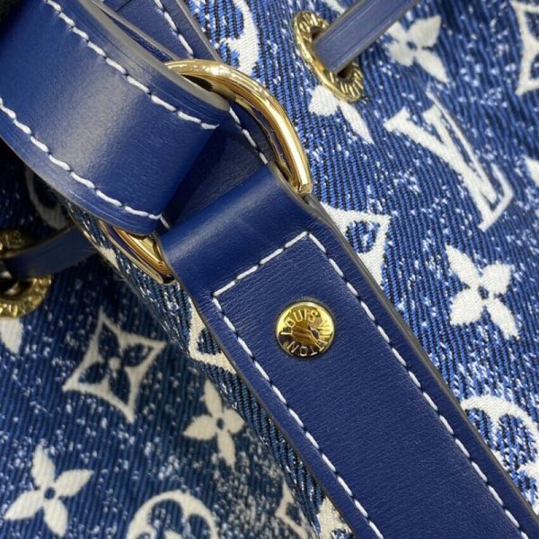 Replica LV Denim Jacquard Petit Noe M59606 Handbag - Image 11