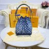 Best Replicas Bags - Replica LV Denim Jacquard Petit Noe M59606 Handbag Shop For Best Louis Vuitton LV Replica Bags With Cheap Price