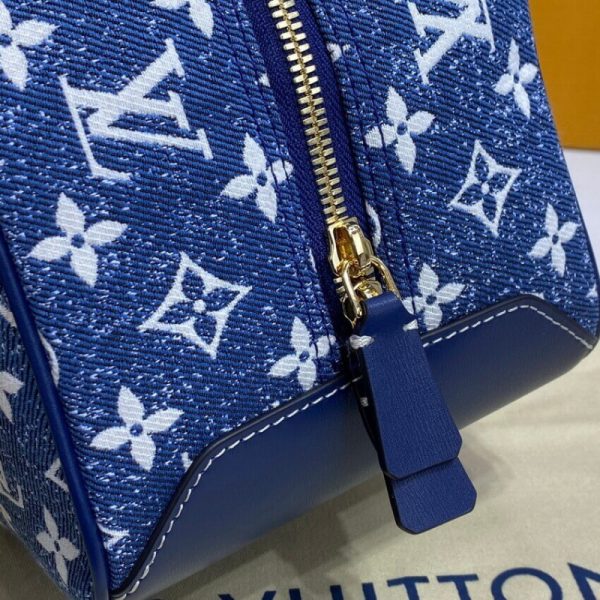 LV Denim Jacquard Square Bag Replica M59611 - Image 14