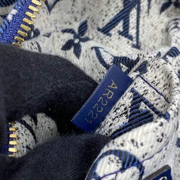 LV Denim Jacquard Square Bag Replica M59611 - Image 19
