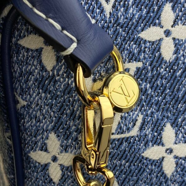 LV Denim Jacquard Square Bag Replica M59611 - Image 21