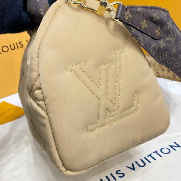 Replica LV Econyl Speedy 25 Bandouliere Beige M59008 Bag - Image 5