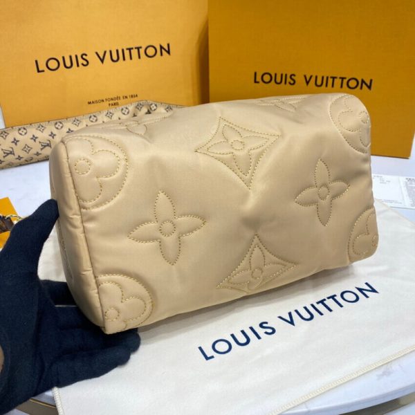 Replica LV Econyl Speedy 25 Bandouliere Beige M59008 Bag - Image 6