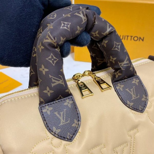 Replica LV Econyl Speedy 25 Bandouliere Beige M59008 Bag - Image 7