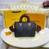 Best Replicas Bags - Replica LV Econyl Speedy 25 Black Bandouliere Bag M59008 Shop For Best Louis Vuitton LV Replica Bags With Cheap Price