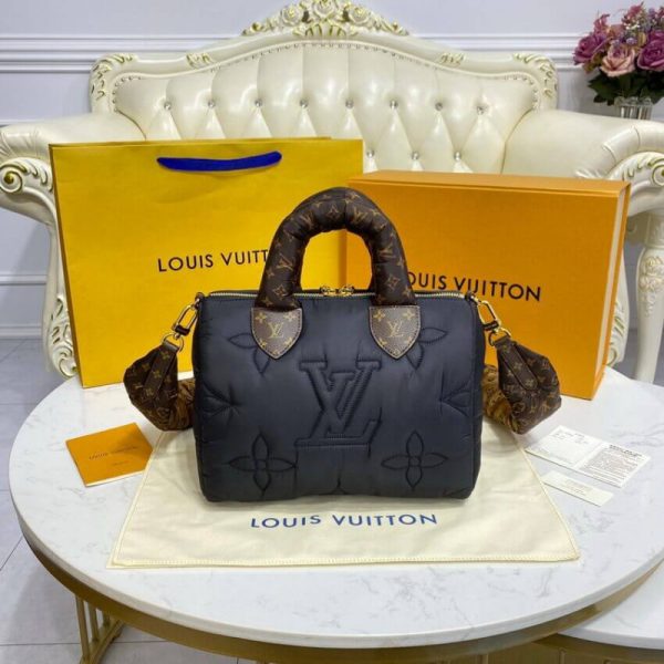 Replica LV Econyl Speedy 25 Black Bandouliere Bag M59008 - Image 7