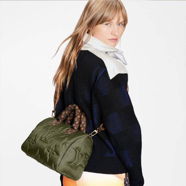 Replica LV Speedy Bandouliere 25 in Khaki M59009 - Image 2