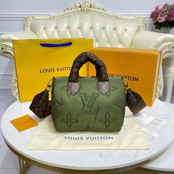 Replica LV Speedy Bandouliere 25 in Khaki M59009 - Image 7