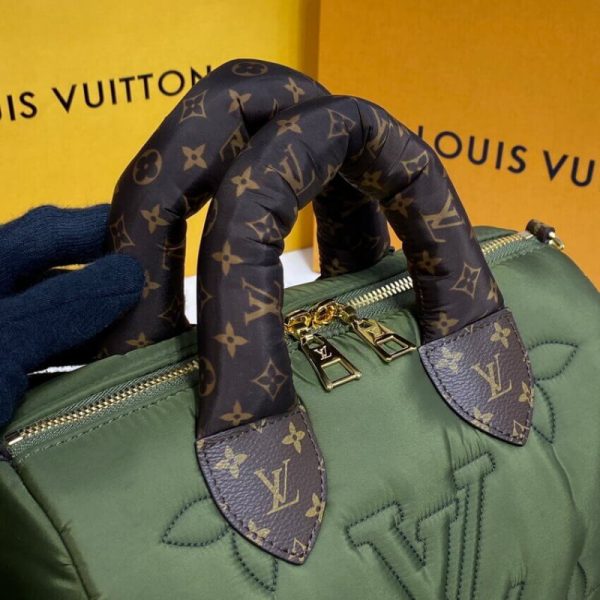 Replica LV Speedy Bandouliere 25 in Khaki M59009 - Image 9