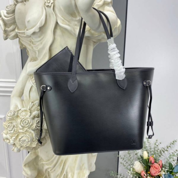 Replica LV Epi Leather Neverfull MM Black Handbag - Image 3