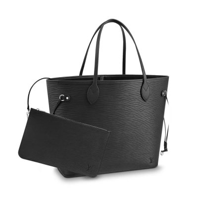 Replica LV Epi Leather Neverfull MM Black Handbag