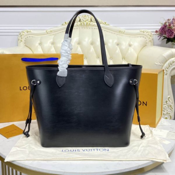 Replica LV Epi Leather Neverfull MM Black Handbag - Image 6