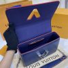 Best Replicas Bags - Replica LV Epi Leather Twist MM Navy Blue/Red Bag Shop For Best Louis Vuitton LV Replica Bags With Cheap Price